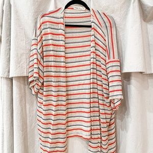 Cotton Striped Kimono